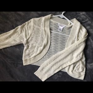 Large mid-waist cardigan
